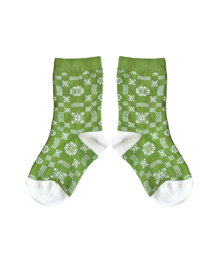 Brithlen Socks - Fern/Sand