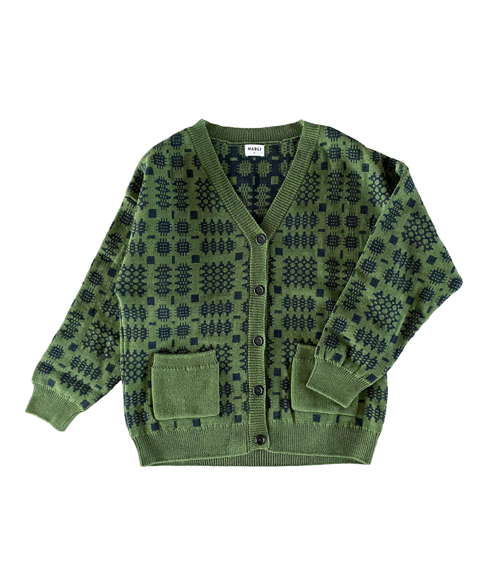 Pea green cardigan best sale