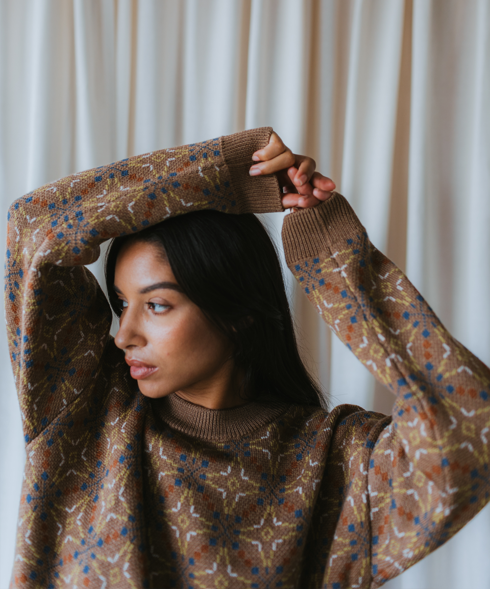 Llŷn Pullover - Pecan