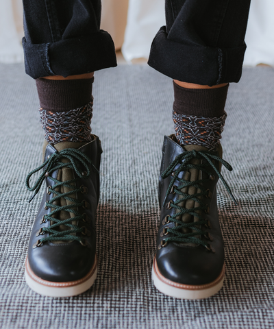 Llŷn Socks - Umber
