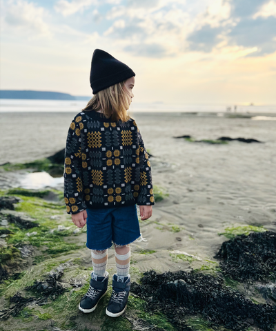 Kids Carthen Jumper - Ink