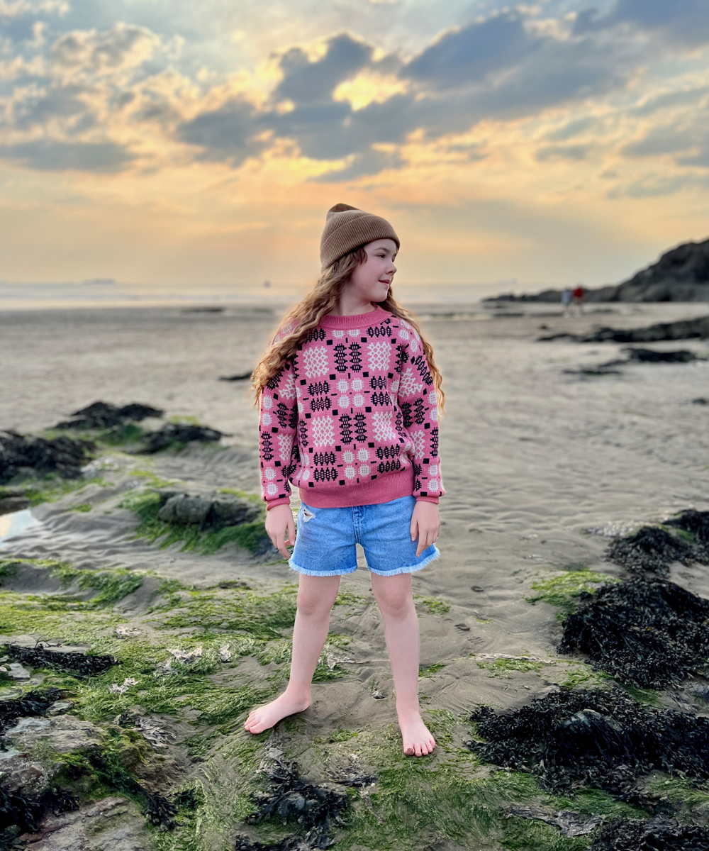 Kids Carthen Jumper - Rhosyn