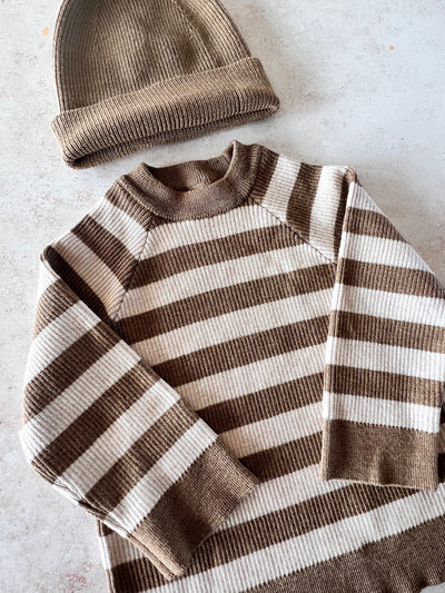 Sample Sale - Size 2Y Beanie & Pullover - Neutrals