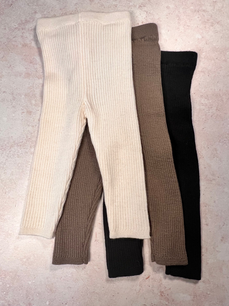 Sample Sale - Size 6M Skinny Legs Set - Ink, Pecan & Almond