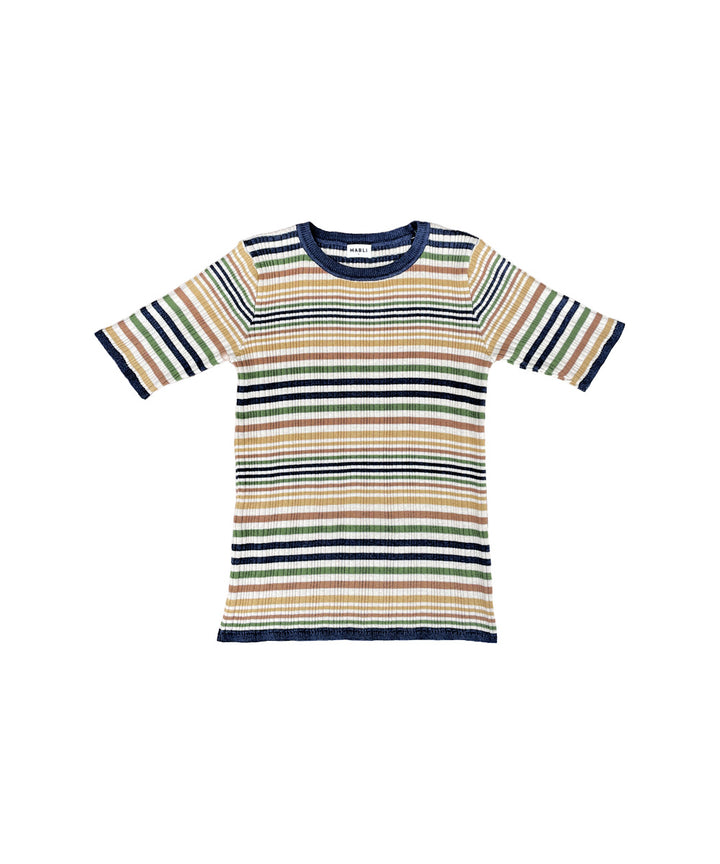 Caravan Tee - Nautical Stripe (Adult)  - Organic Cotton