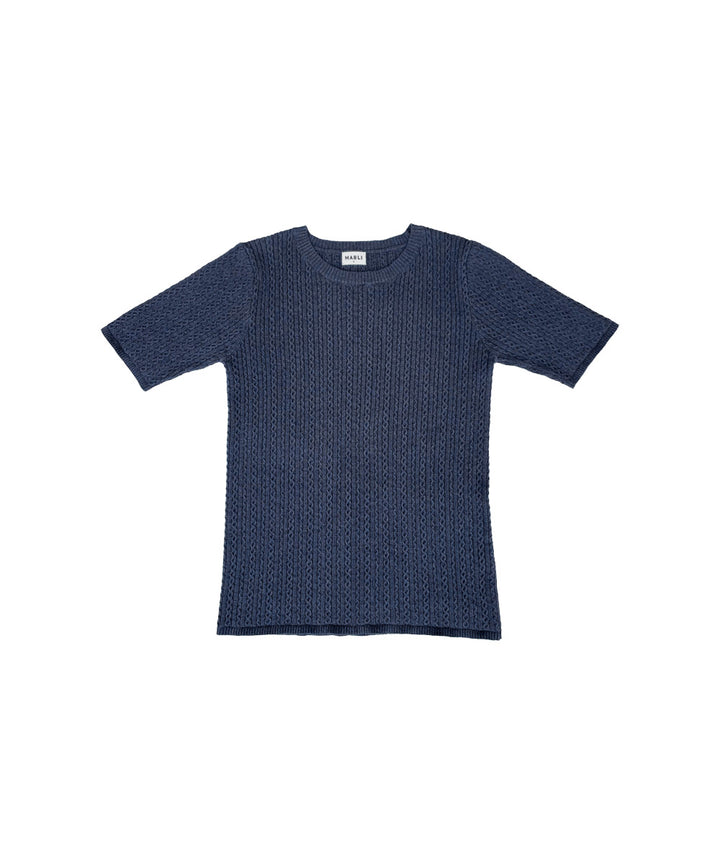 Tonnog Tee - Denim Melange (Adult)  - Organic Cotton