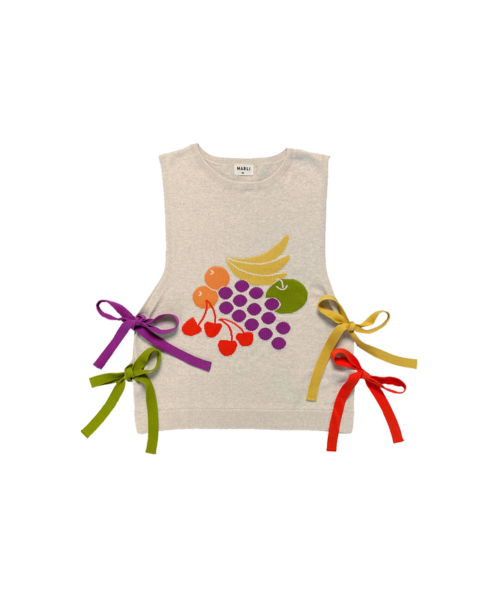 Fruit Bowl Vest - Shell (Adult)  - Organic Cotton