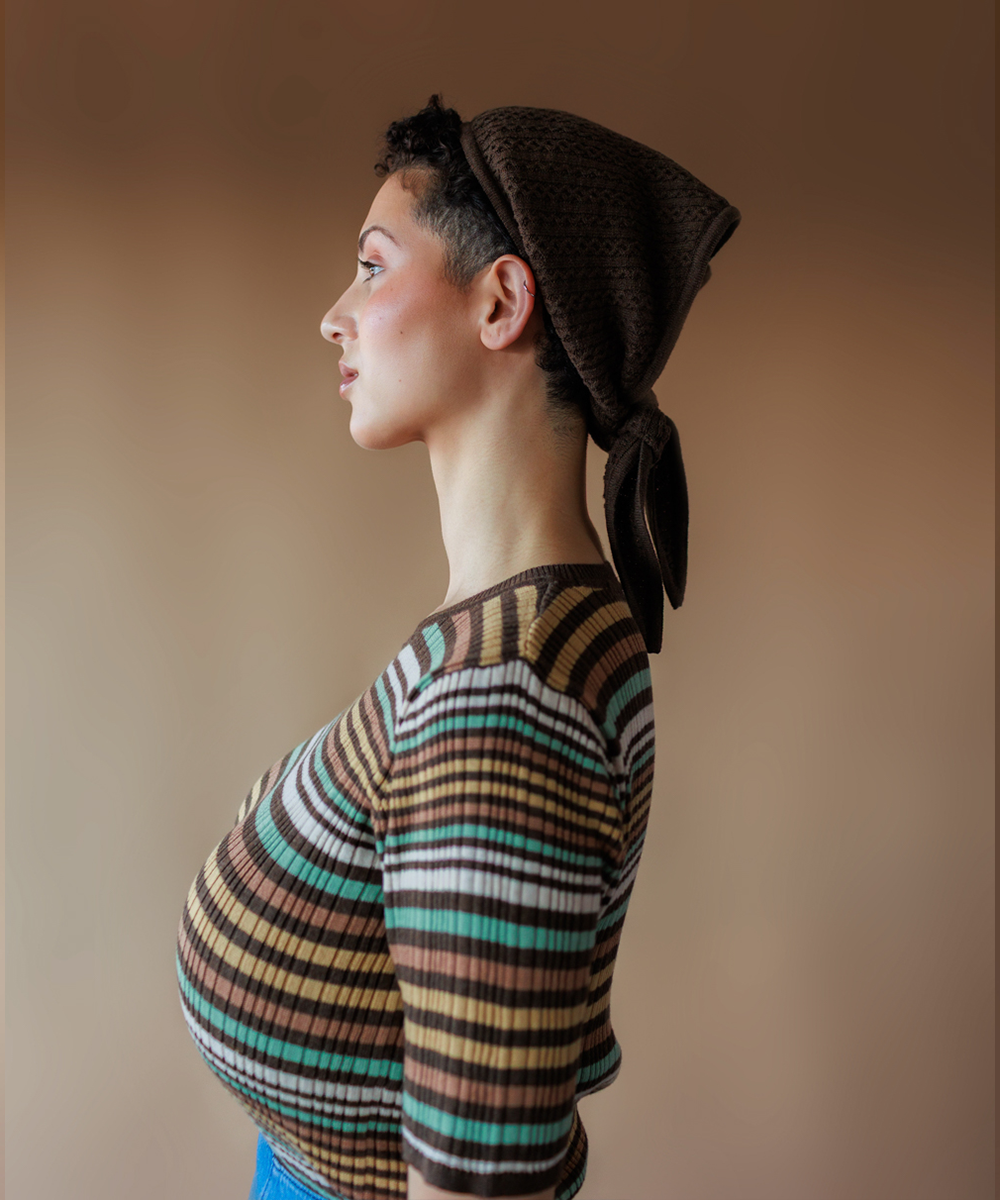 Caravan Tee - Tree House Stripe (Adult)  - Organic Cotton