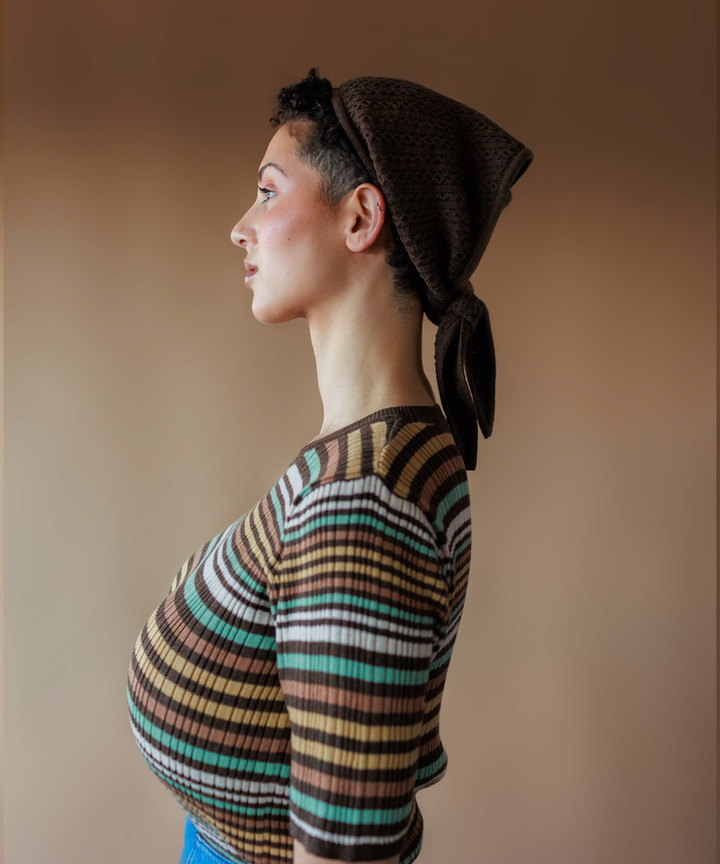 Caravan Tee - Tree House Stripe (Adult)  - Organic Cotton