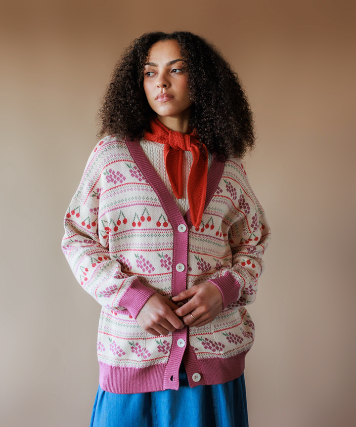 Mio Cardigan - Pearl (Adult)  - Organic Cotton &amp; Cashmere