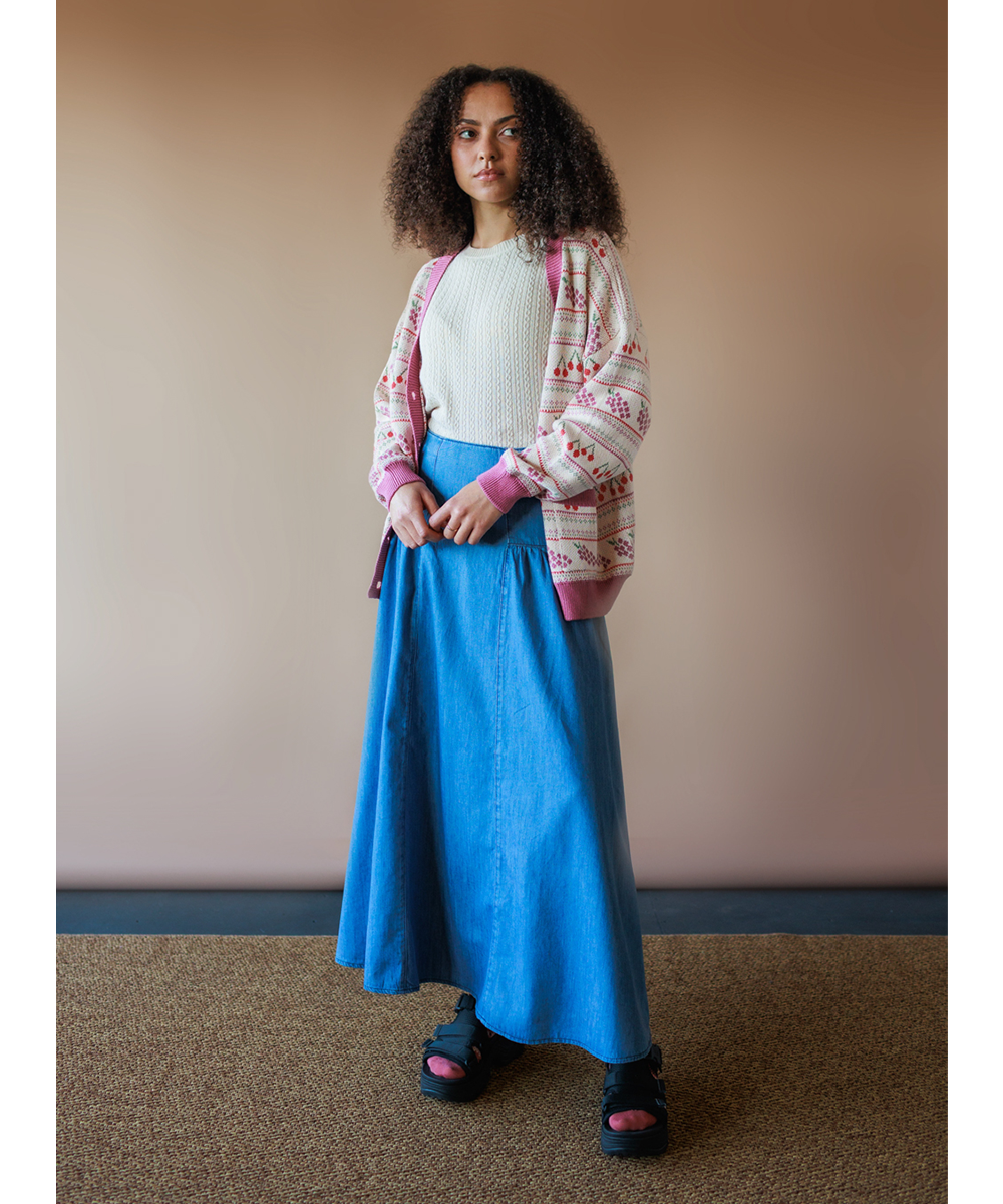 Mio Cardigan - Pearl (Adult)  - Organic Cotton &amp; Cashmere