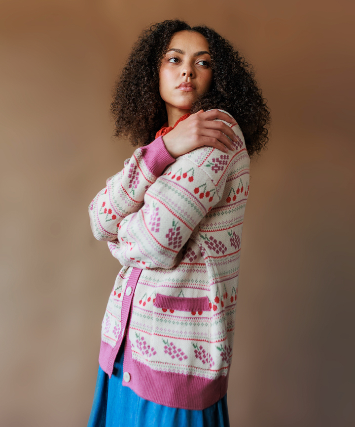 Mio Cardigan - Pearl (Adult)  - Organic Cotton &amp; Cashmere