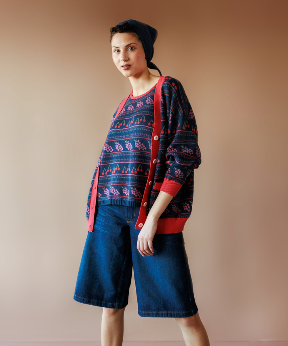Mio Vest - Navy (Adult)  - Organic Cotton &amp; Cashmere