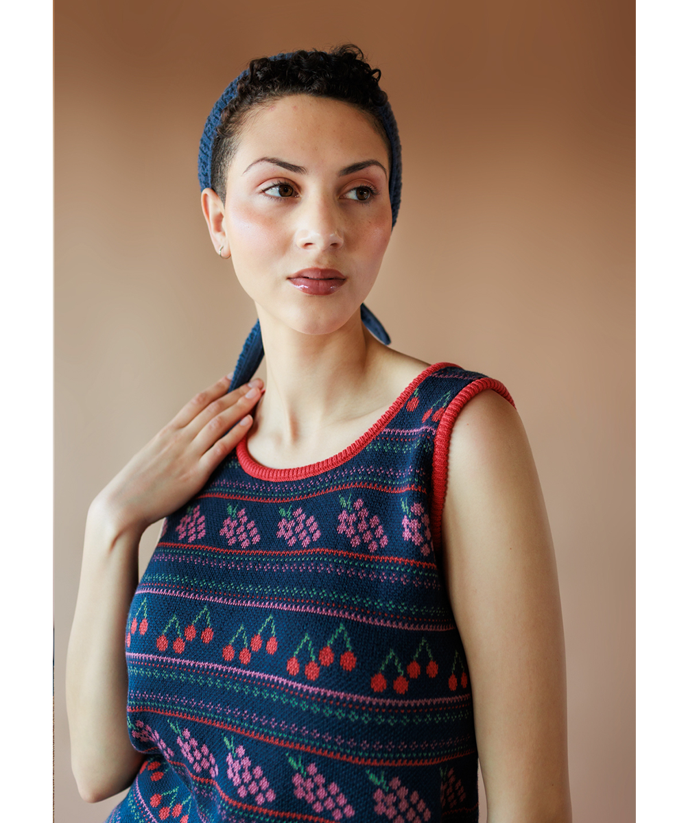 Mio Vest - Navy (Adult)  - Organic Cotton &amp; Cashmere