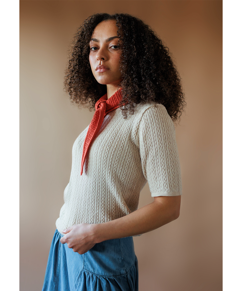 Tonnog Tee - Shell Melange (Adult)  - Organic Cotton