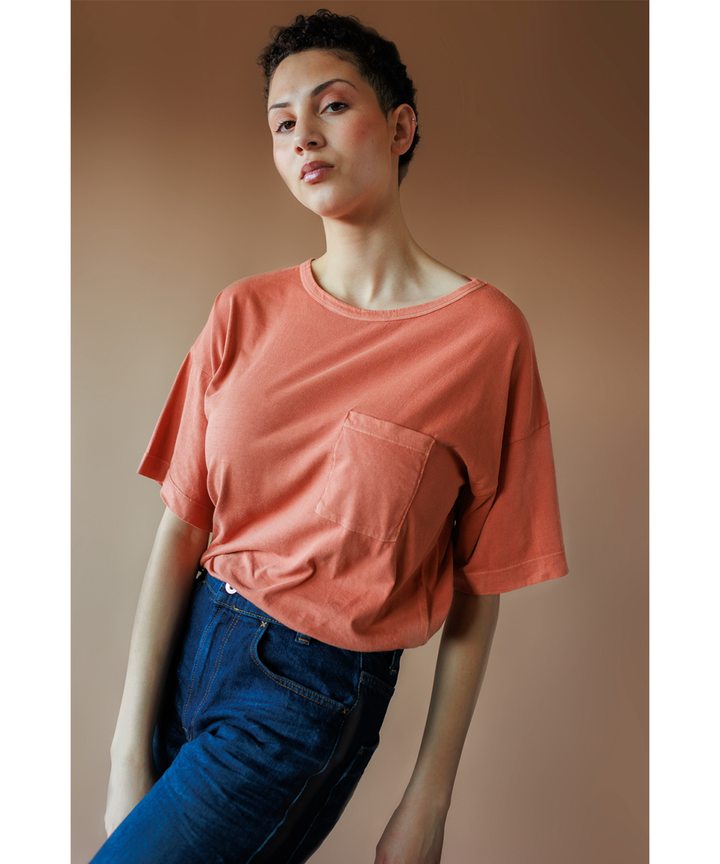 Traeth Tee - Terracotta (Adult)