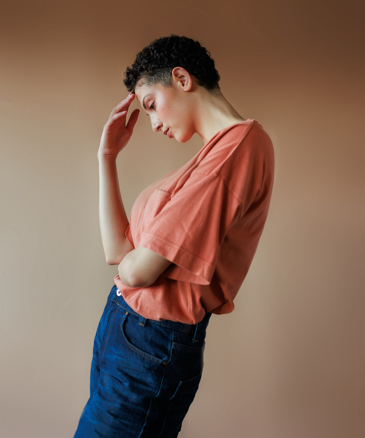 Traeth Tee - Terracotta (Adult)