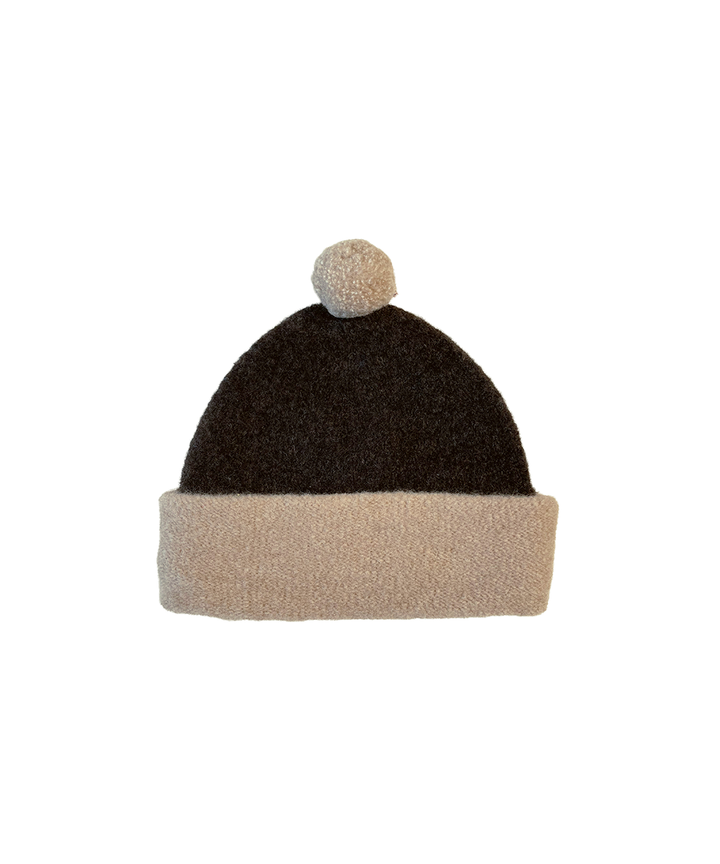 Teddy Beanie - Cappucino/Espresso (Adult)