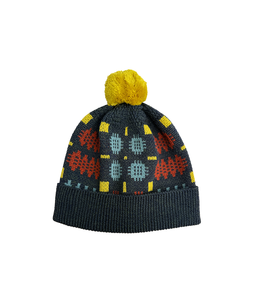 Carthen Pom Beanie - Night Forest