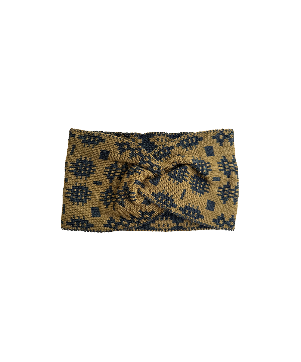 Carthen Merino Headband - Olive/Ink