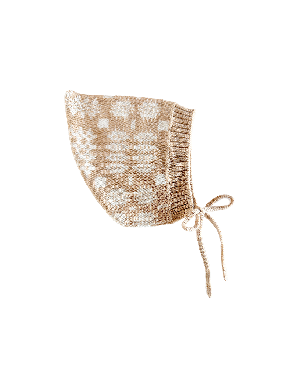 Carthen Bonnet in Organic Cotton - Croissant
