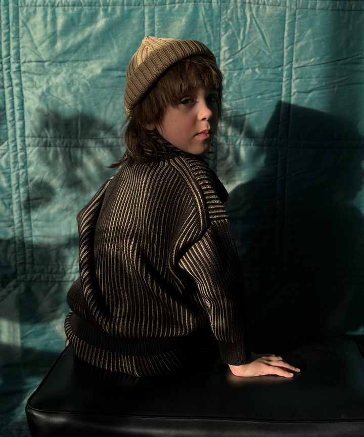 Ffyn Pullover - Dark Chocolate/Biscotti