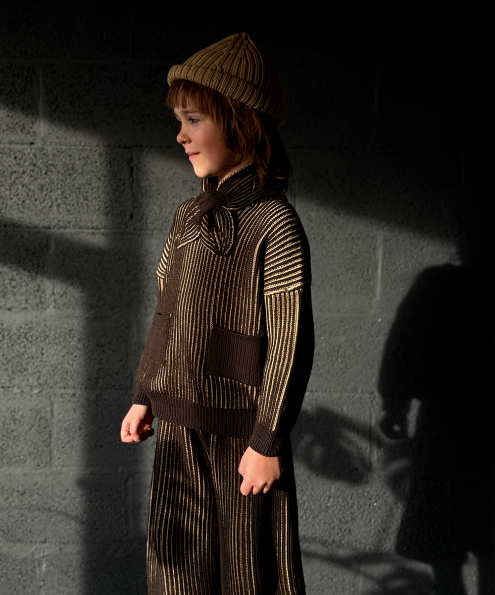 Ffyn Pullover - Dark Chocolate/Biscotti