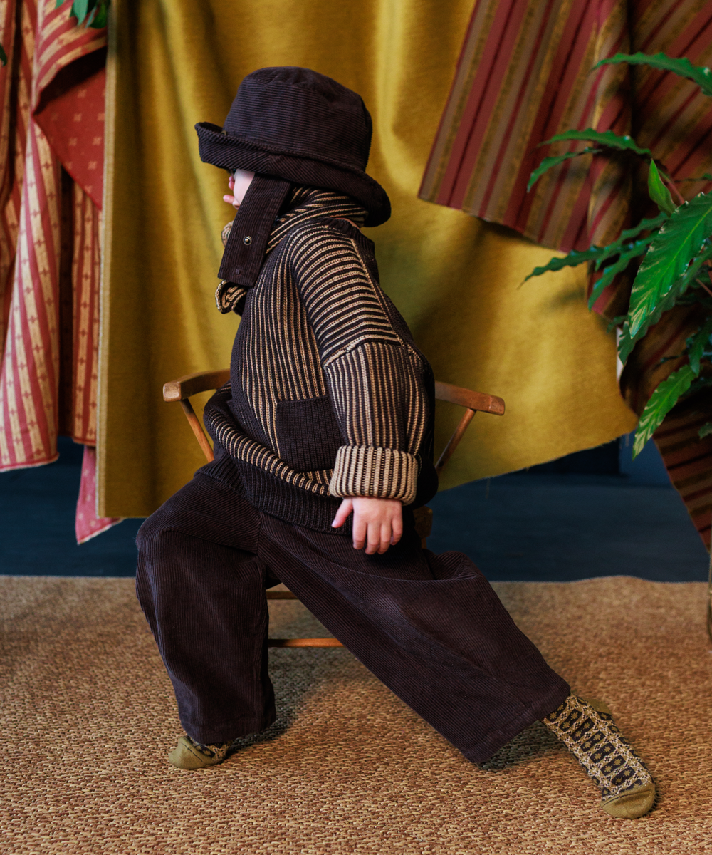 Ffyn Pullover - Dark Chocolate/Biscotti