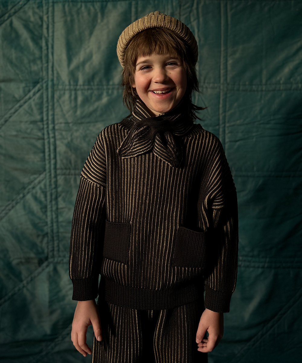 Ffyn Pullover - Dark Chocolate/Biscotti