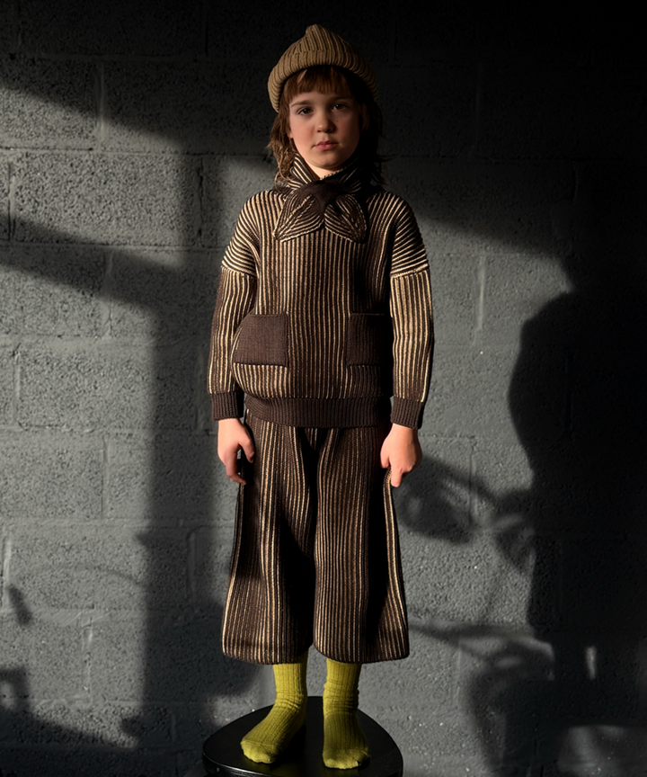 Ffyn Pullover - Dark Chocolate/Biscotti