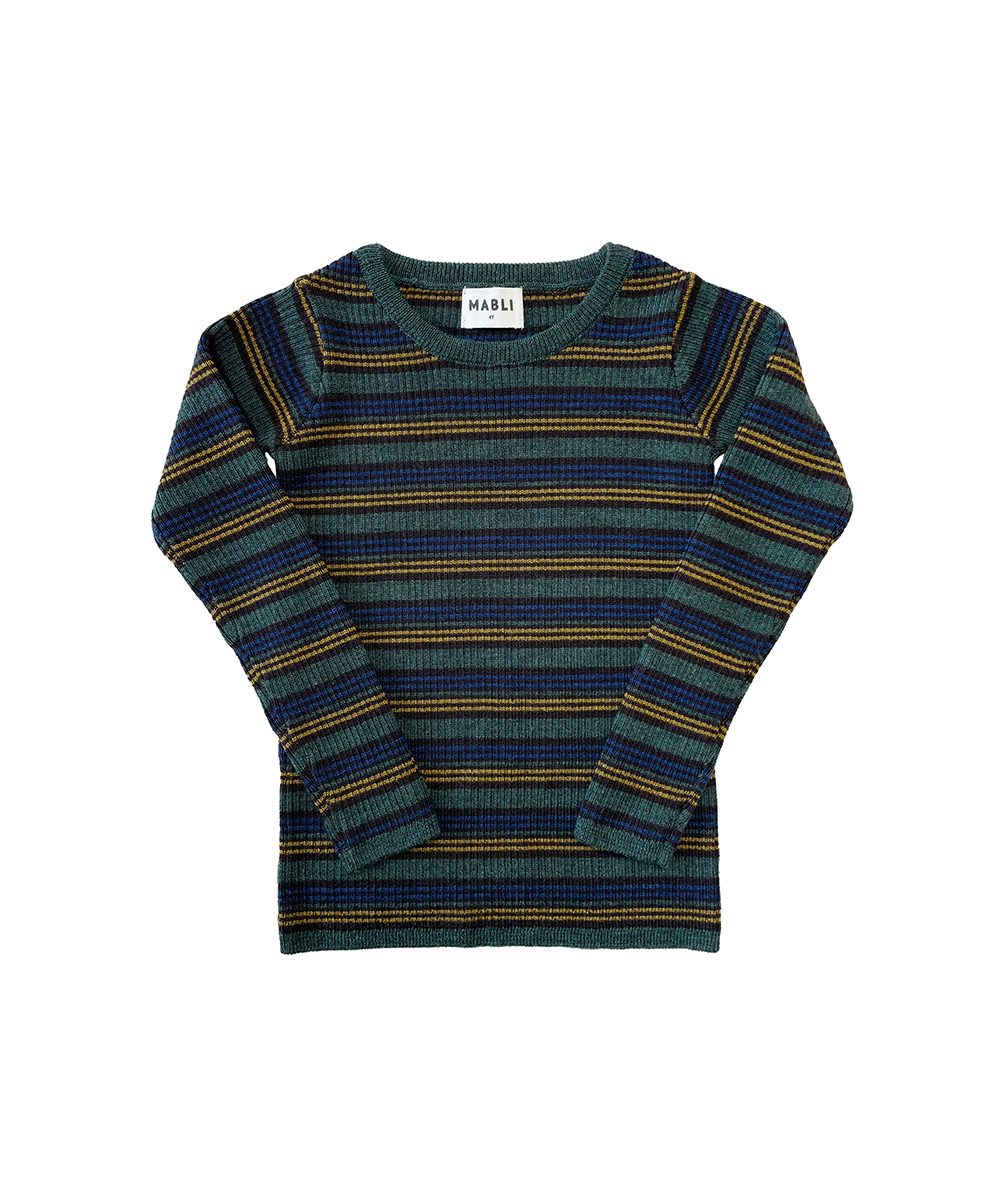 Seilio Skinny Rib - Pine Stripe