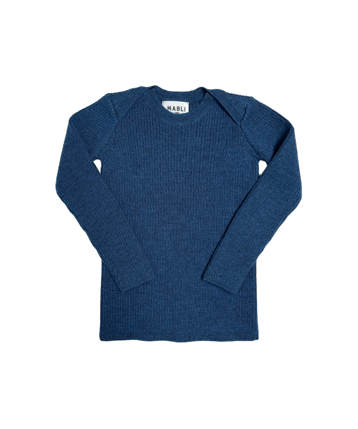 Sylfaen Skinny Rib - Deep Sea Melange