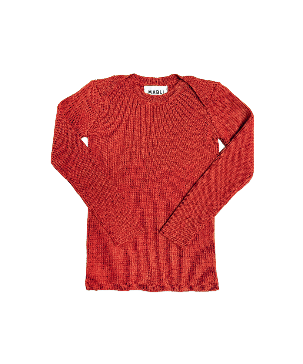 Sylfaen Skinny Rib - Ruby