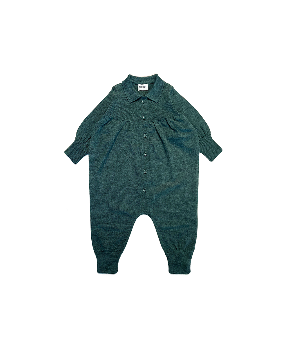 Artist Romper - Pine Melange