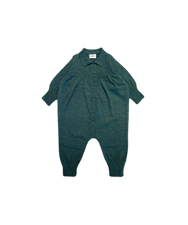 Artist Romper - Pine Melange