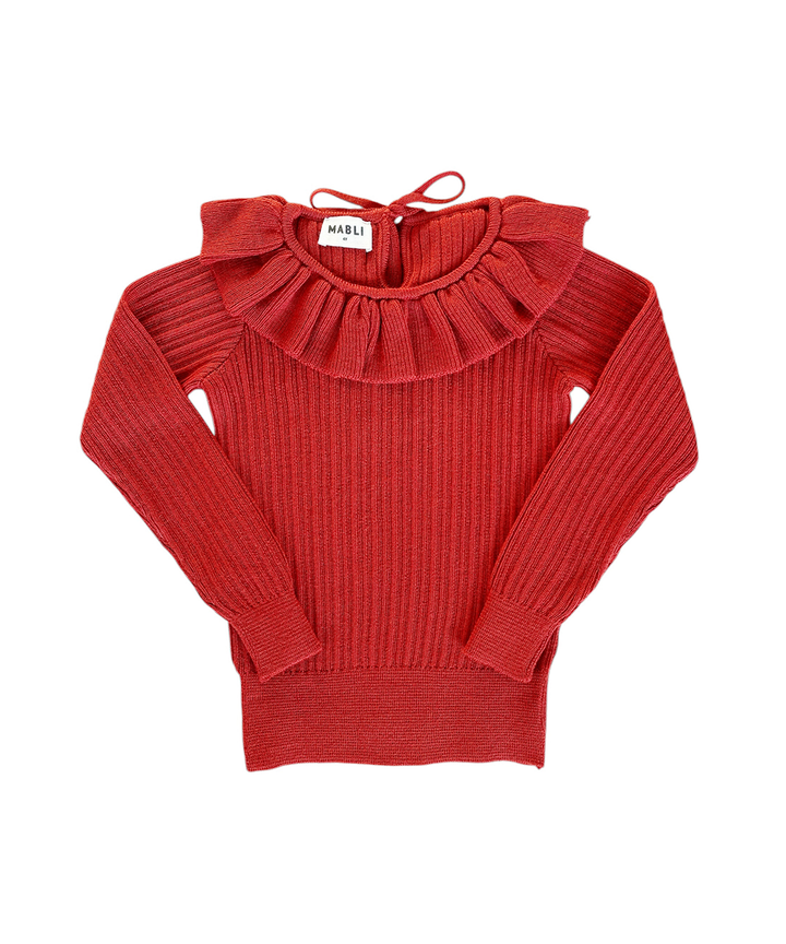 Cassie Skinny Rib - Ruby