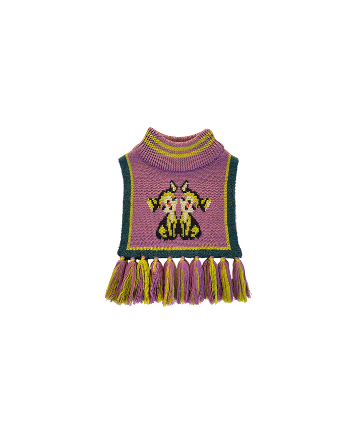 Carw Bach Vest - Damson
