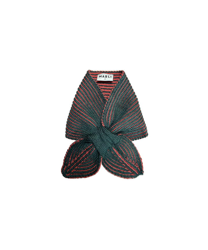 Ffyn Skater Scarf - Winter Rose/Pine