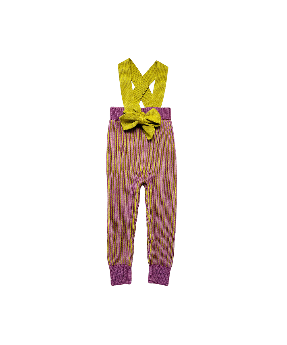 Ffyn Pants - Damson/Moss