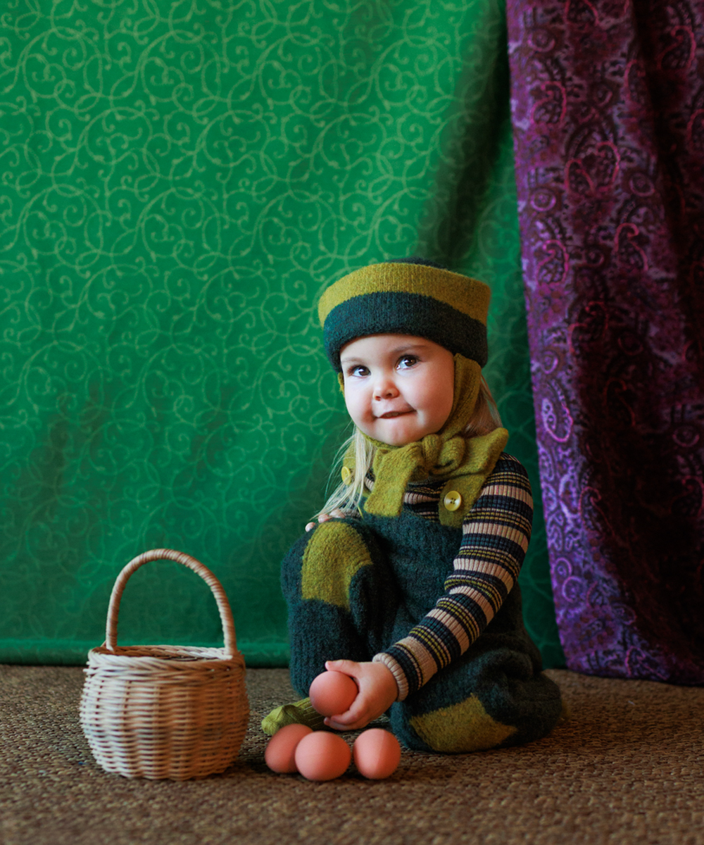 Teddy Sailor Hat - Spruce/Golden
