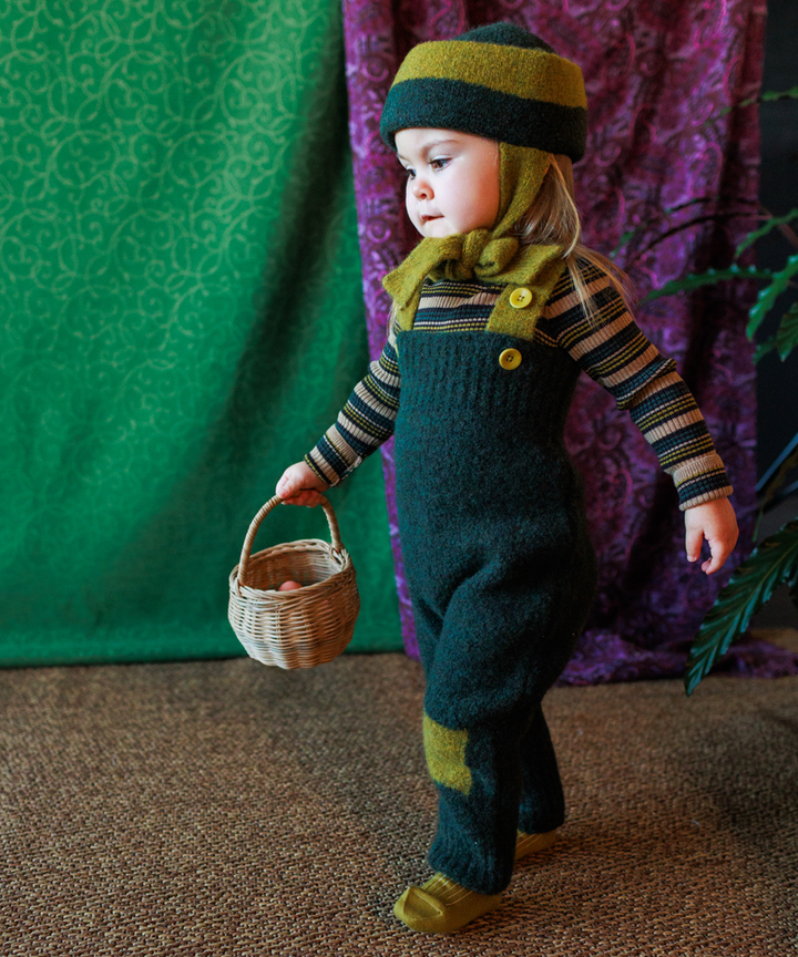 Long Merino Wool Socks - Moss