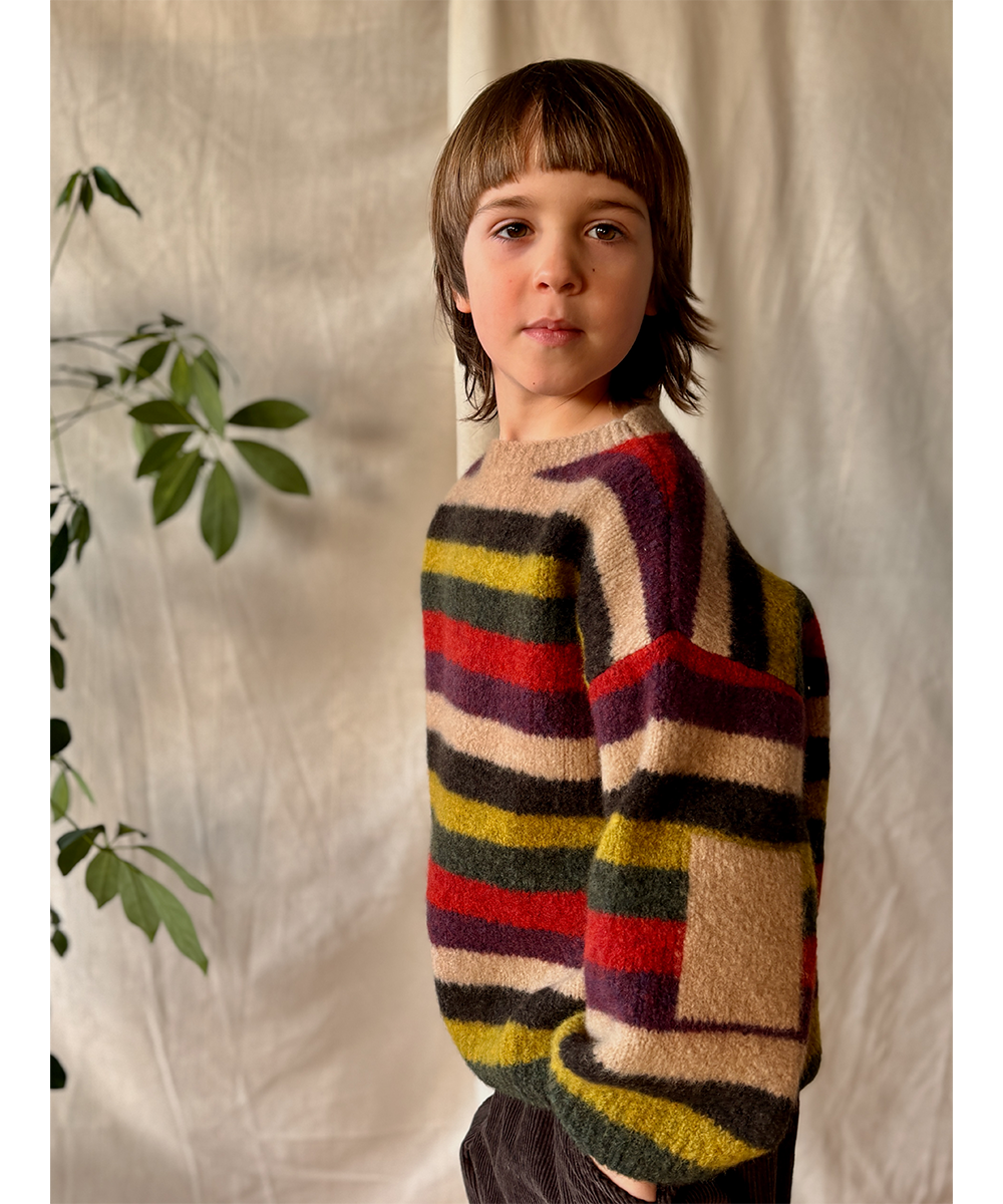 Teddy Pullover - Multi