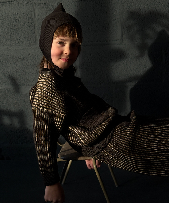 Ffyn Pullover - Dark Chocolate/Biscotti