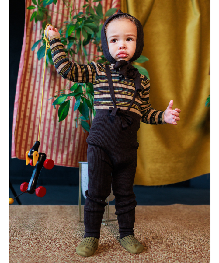 Short Merino Wool Socks - Golden Olive