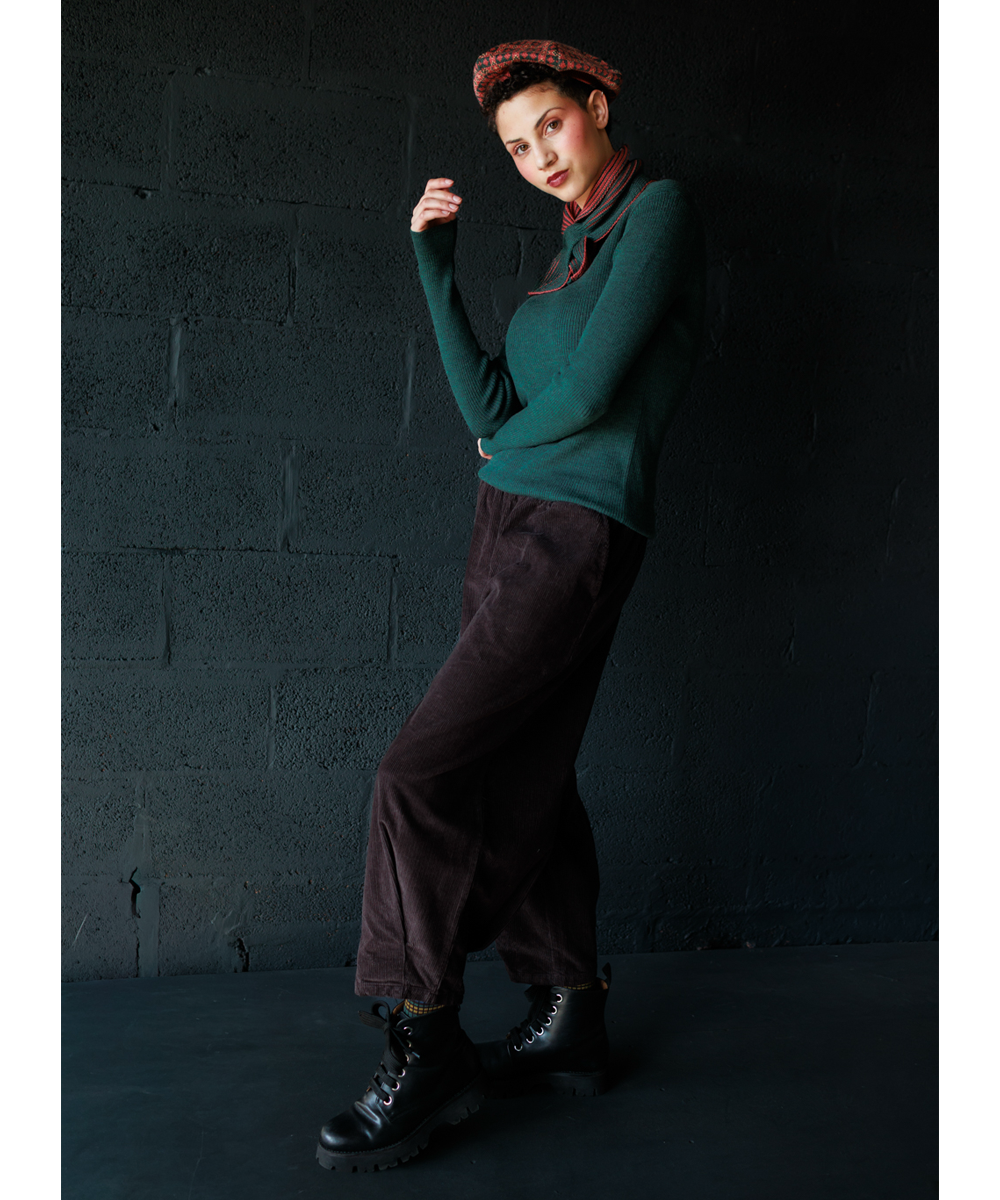 Seilio Skinny Rib - Pine Melange (Adult)