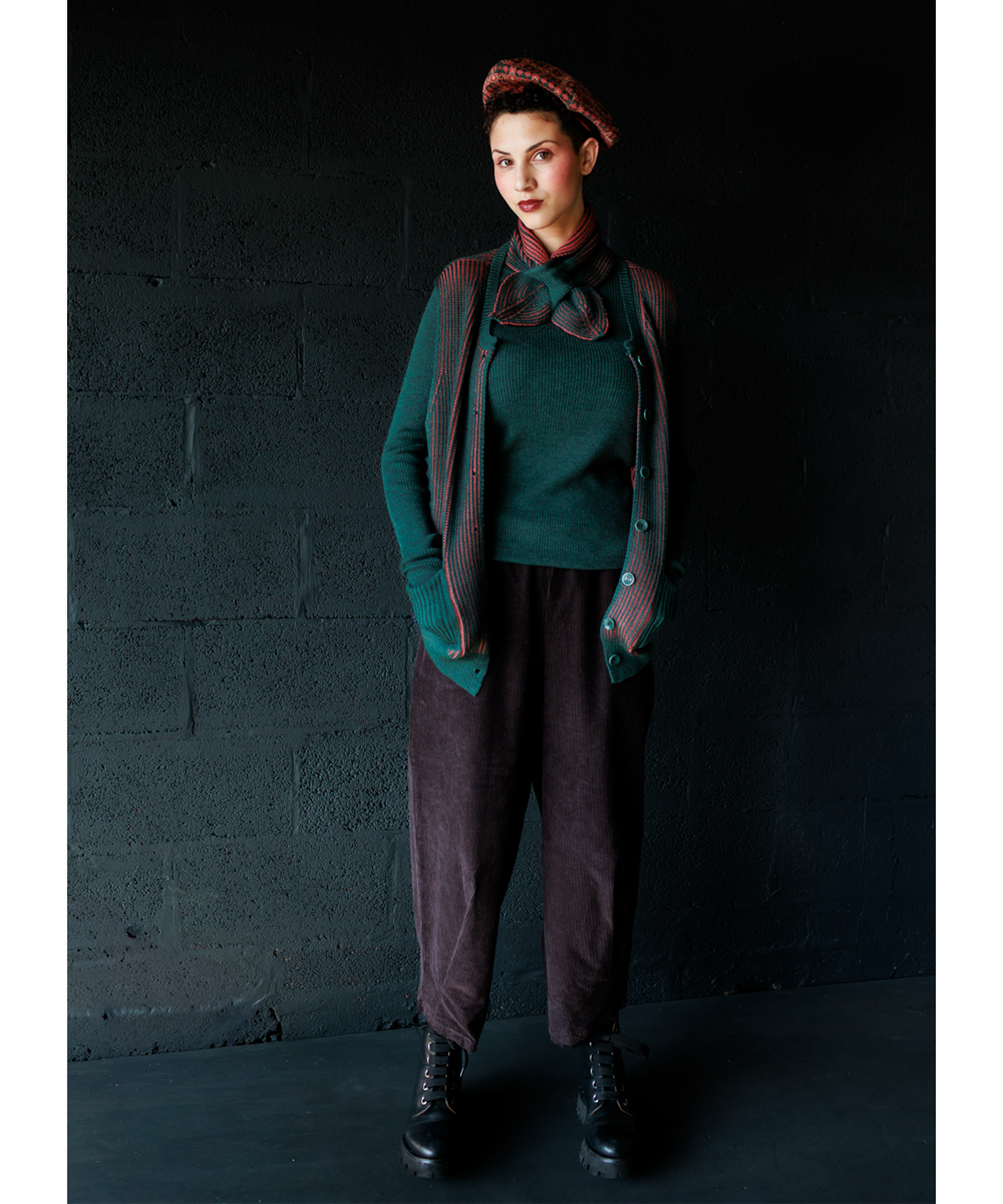 Seilio Skinny Rib - Pine Melange (Adult)