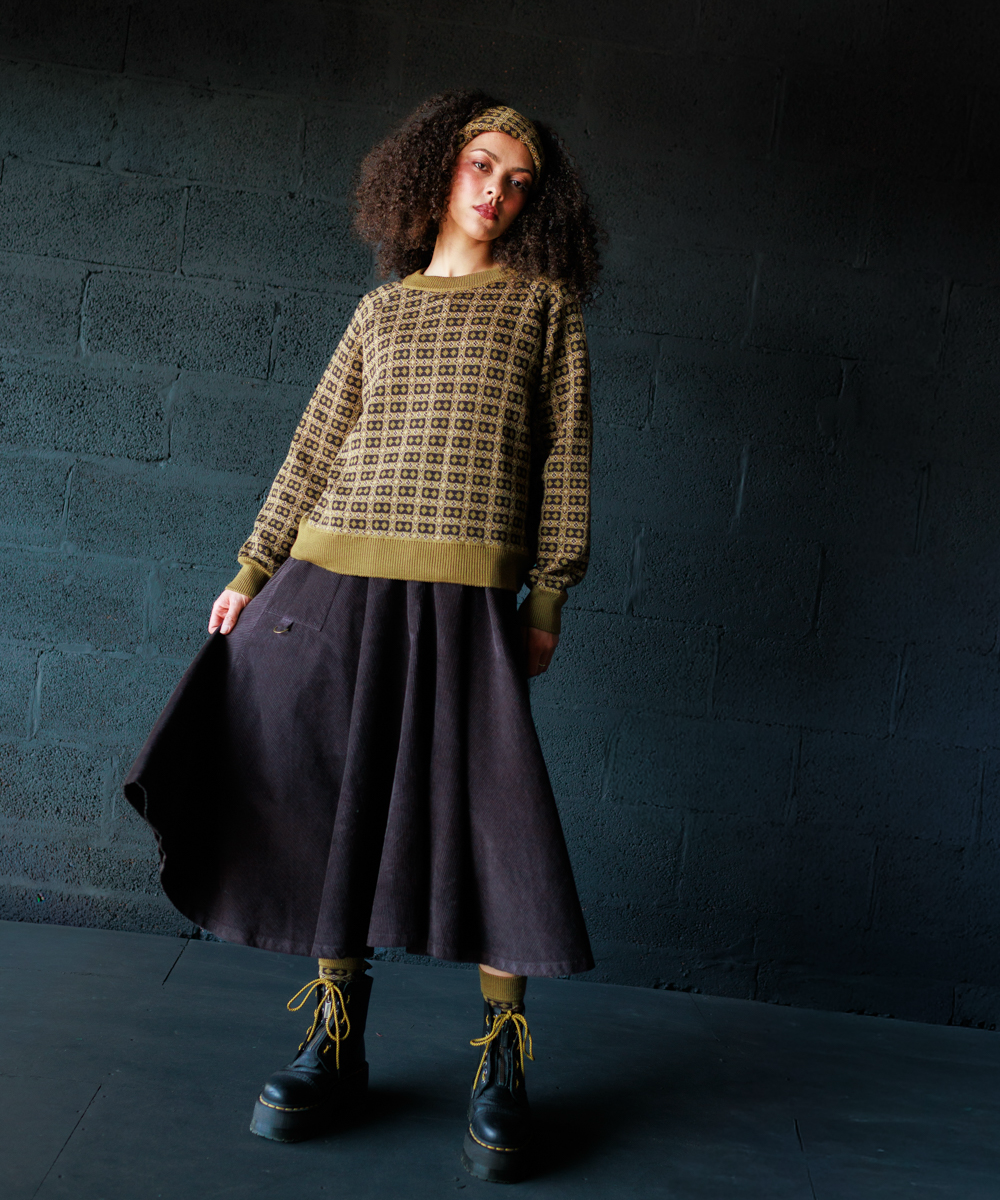 Brae Pullover - Golden Olive (Adult)