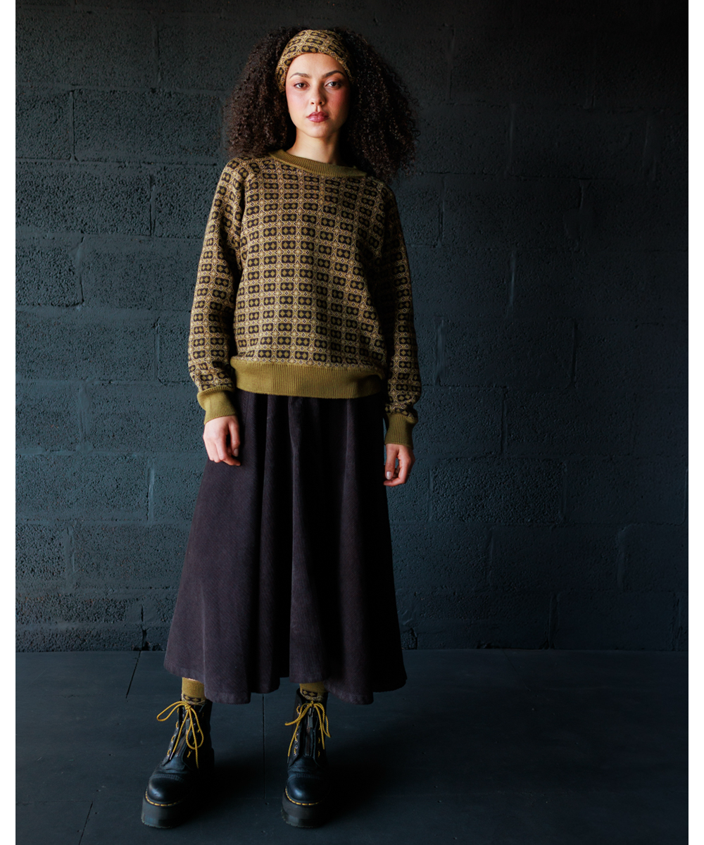 Brae Pullover - Golden Olive (Adult)