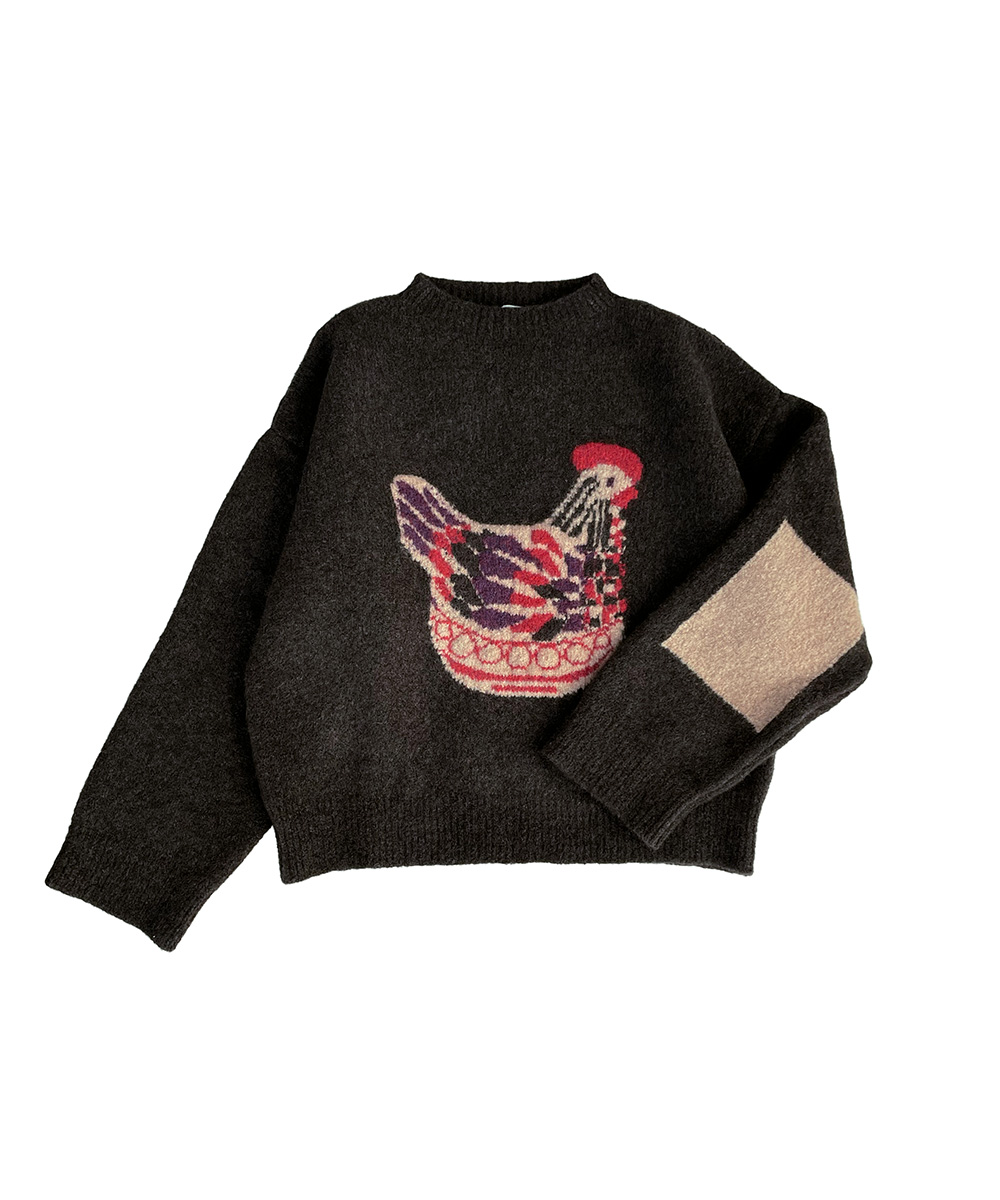 Chicken Bowl Pullover - Espresso (Adult)