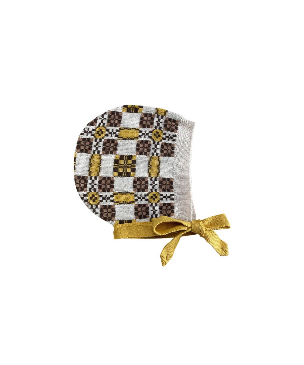 Picnic Bonnet - Latte  - Organic Cotton